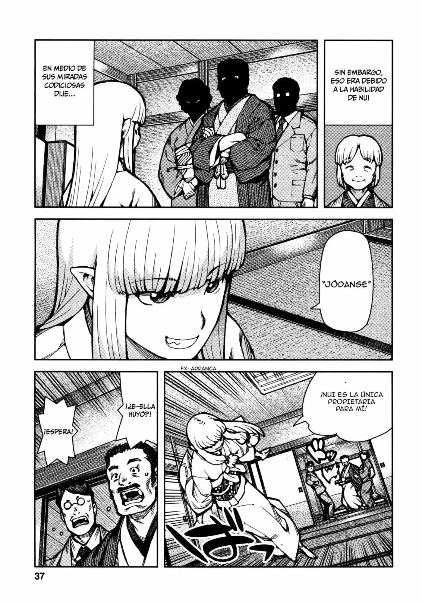 Tsugumomo capítulo 73, página 8