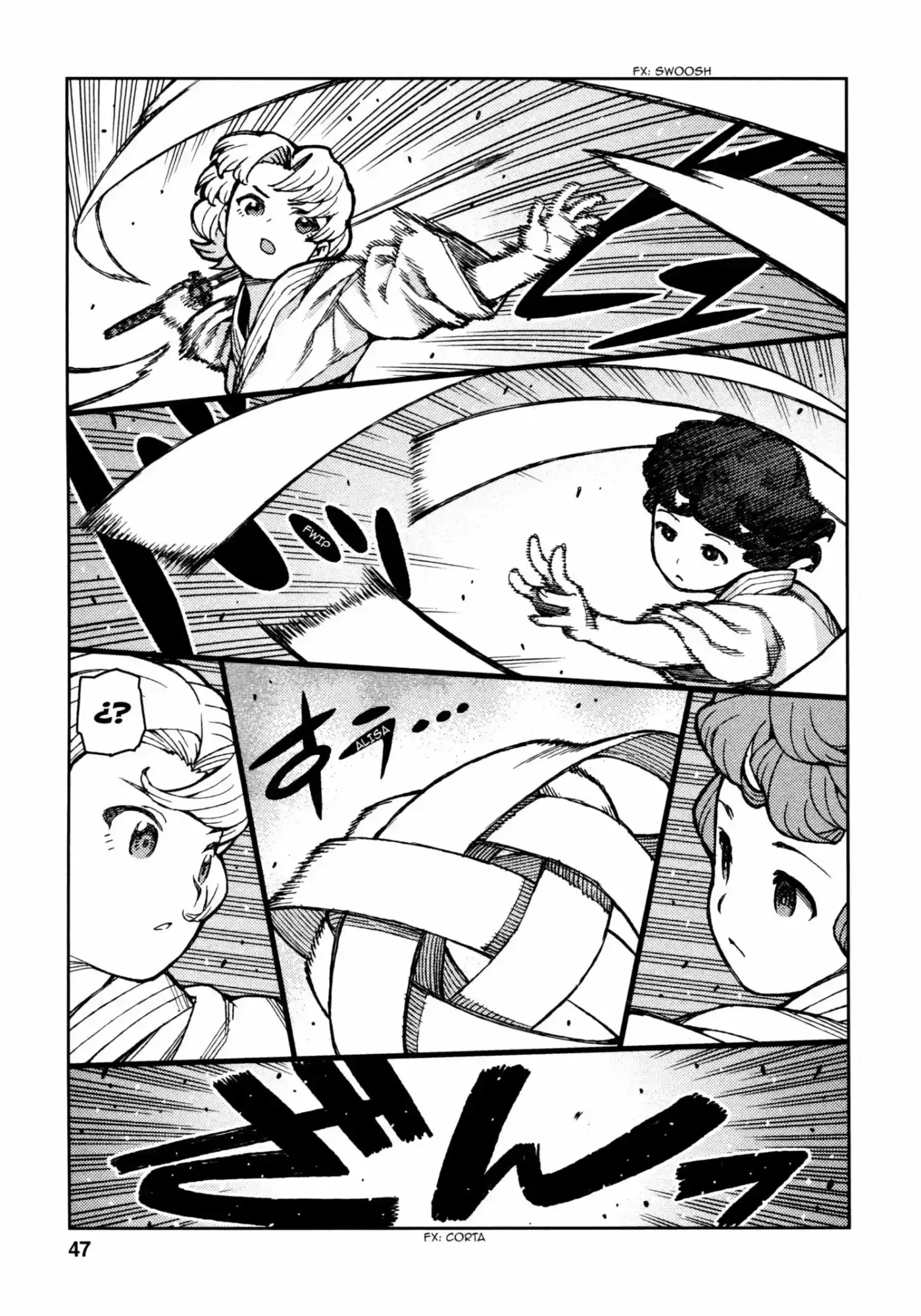 Tsugumomo capítulo 73, página 18