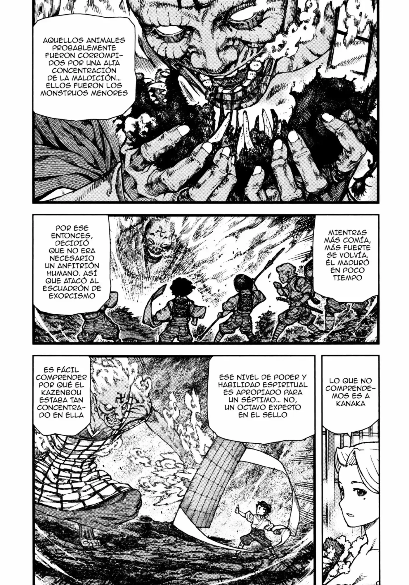 Tsugumomo capítulo 74, página 32