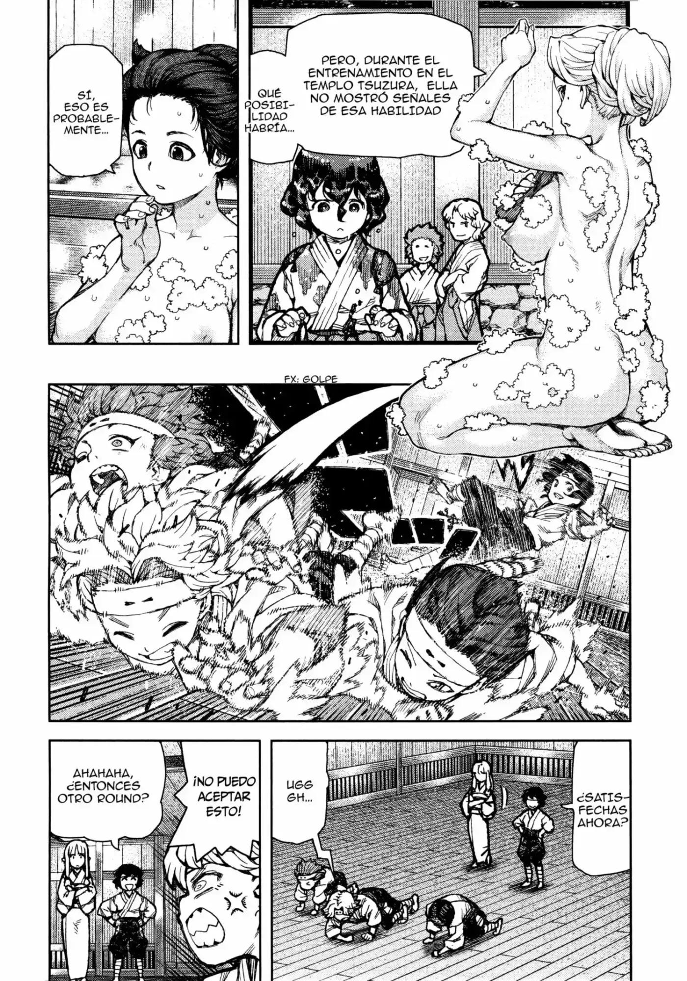 Tsugumomo capítulo 74, página 33