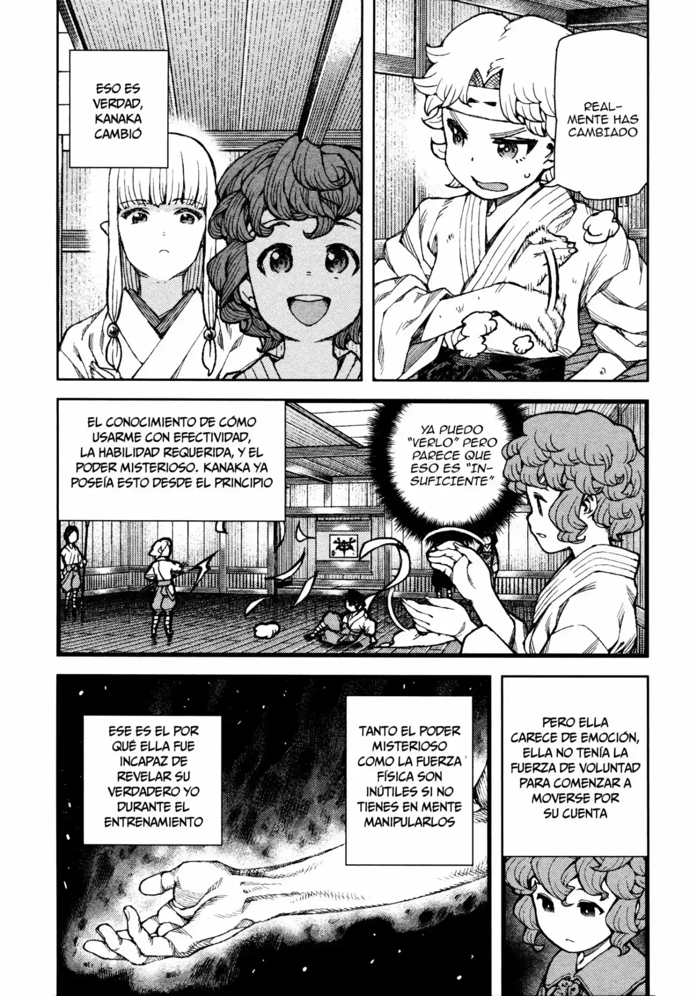 Tsugumomo capítulo 74, página 34