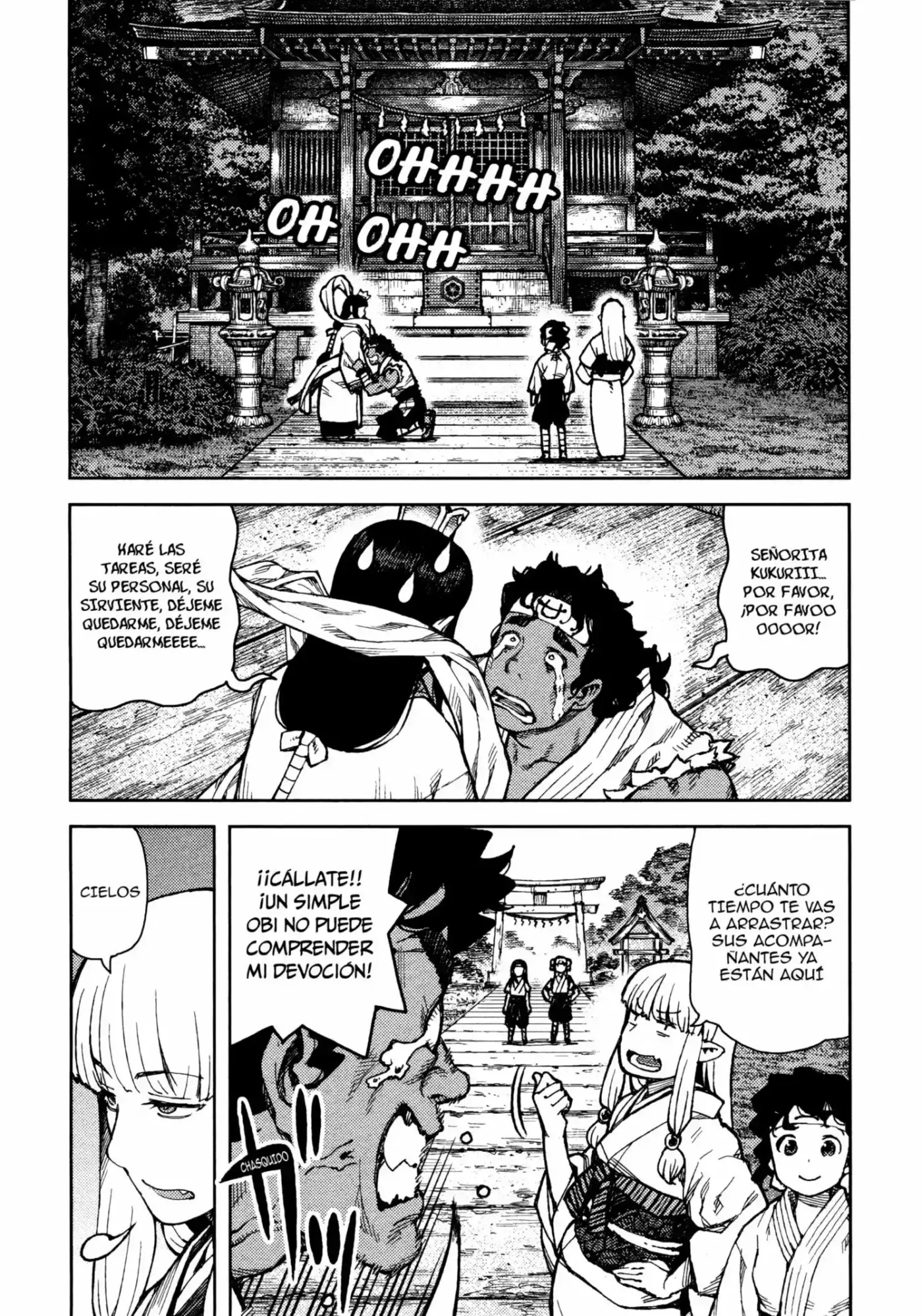 Tsugumomo capítulo 76, página 27