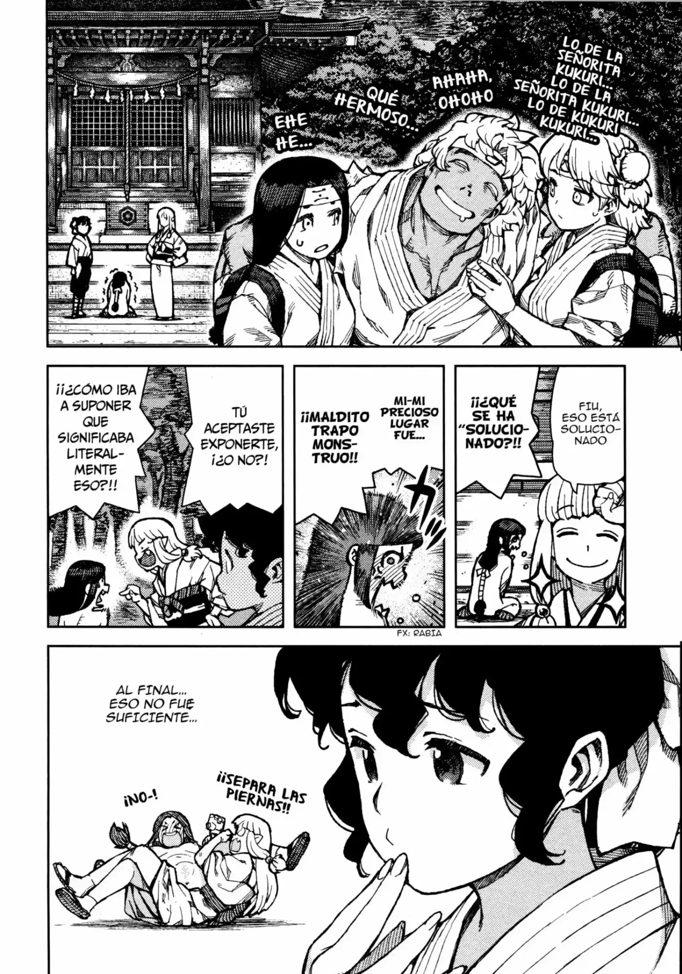Tsugumomo capítulo 76, página 31