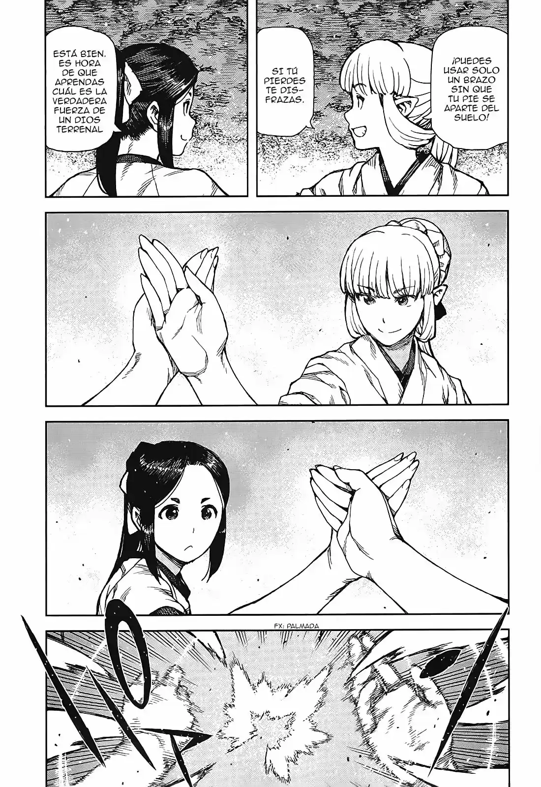 Tsugumomo capítulo 77, página 18