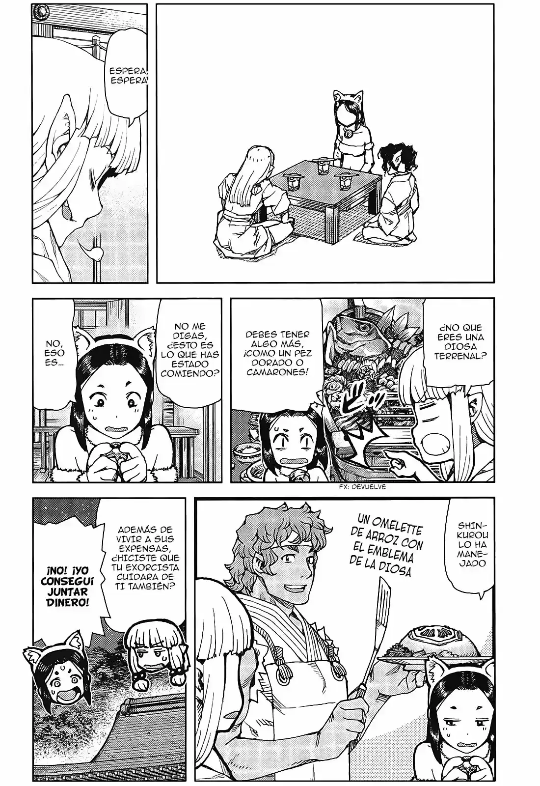 Tsugumomo capítulo 77, página 31