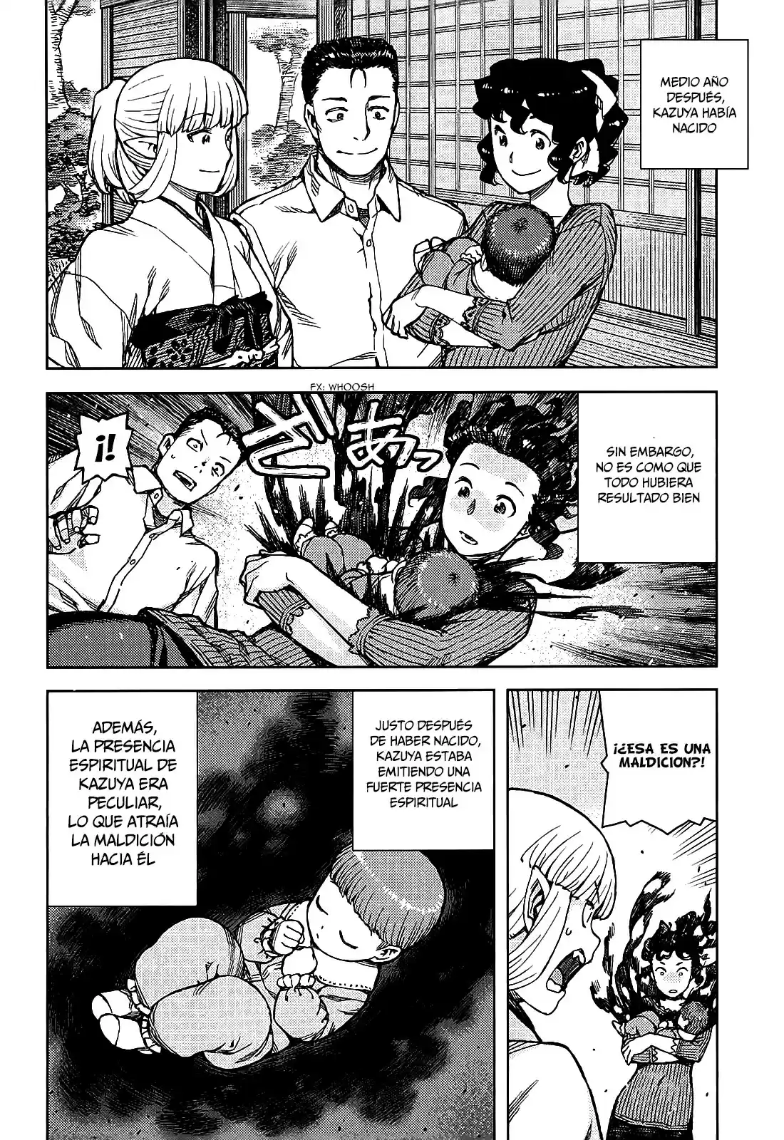 Tsugumomo capítulo 78, página 19