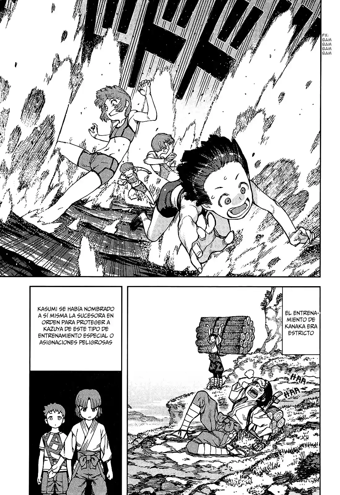 Tsugumomo capítulo 78, página 28