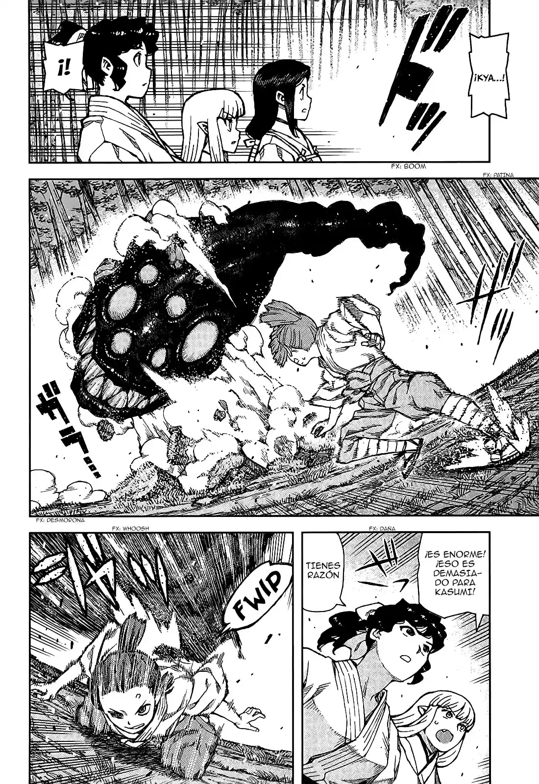 Tsugumomo capítulo 78, página 31