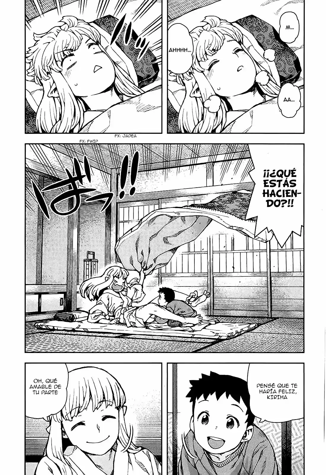 Tsugumomo capítulo 79, página 15