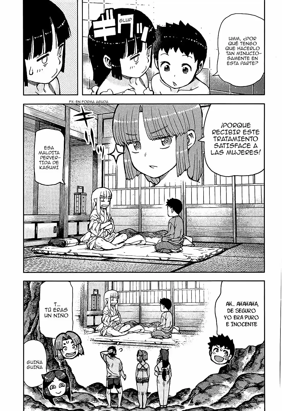 Tsugumomo capítulo 79, página 19