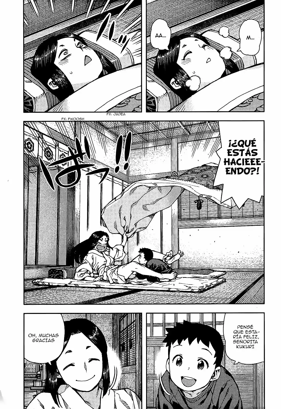 Tsugumomo capítulo 79, página 21