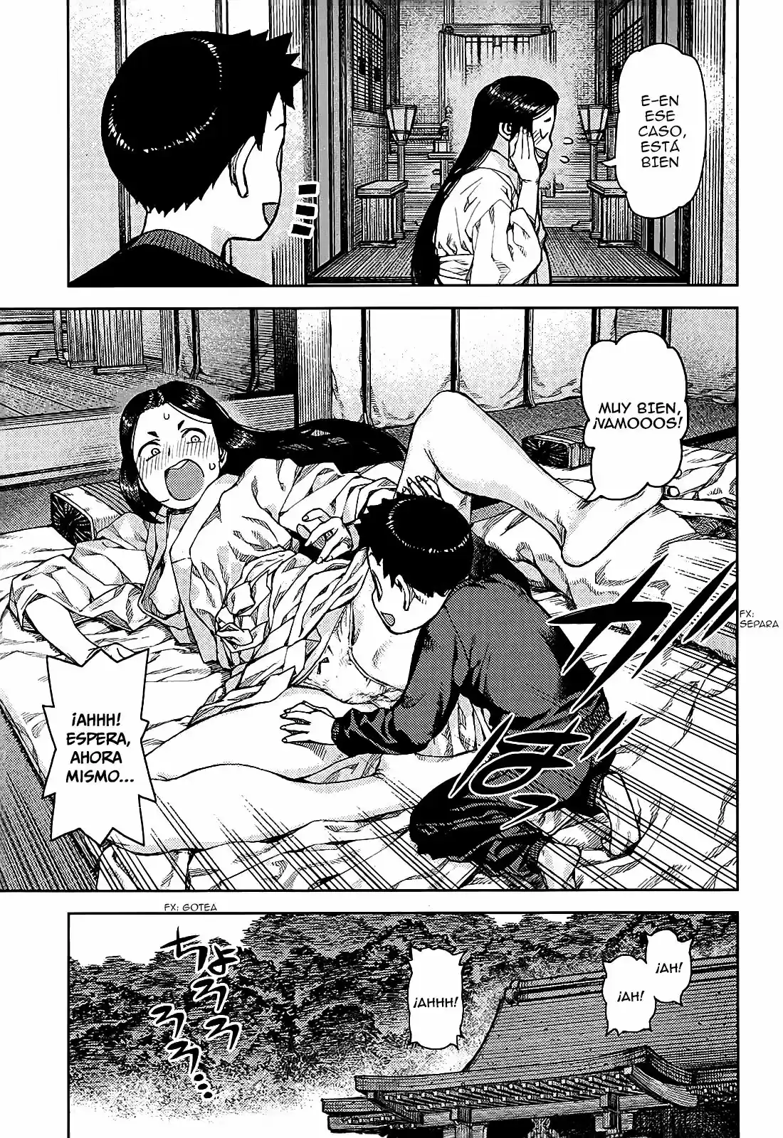 Tsugumomo capítulo 79, página 23