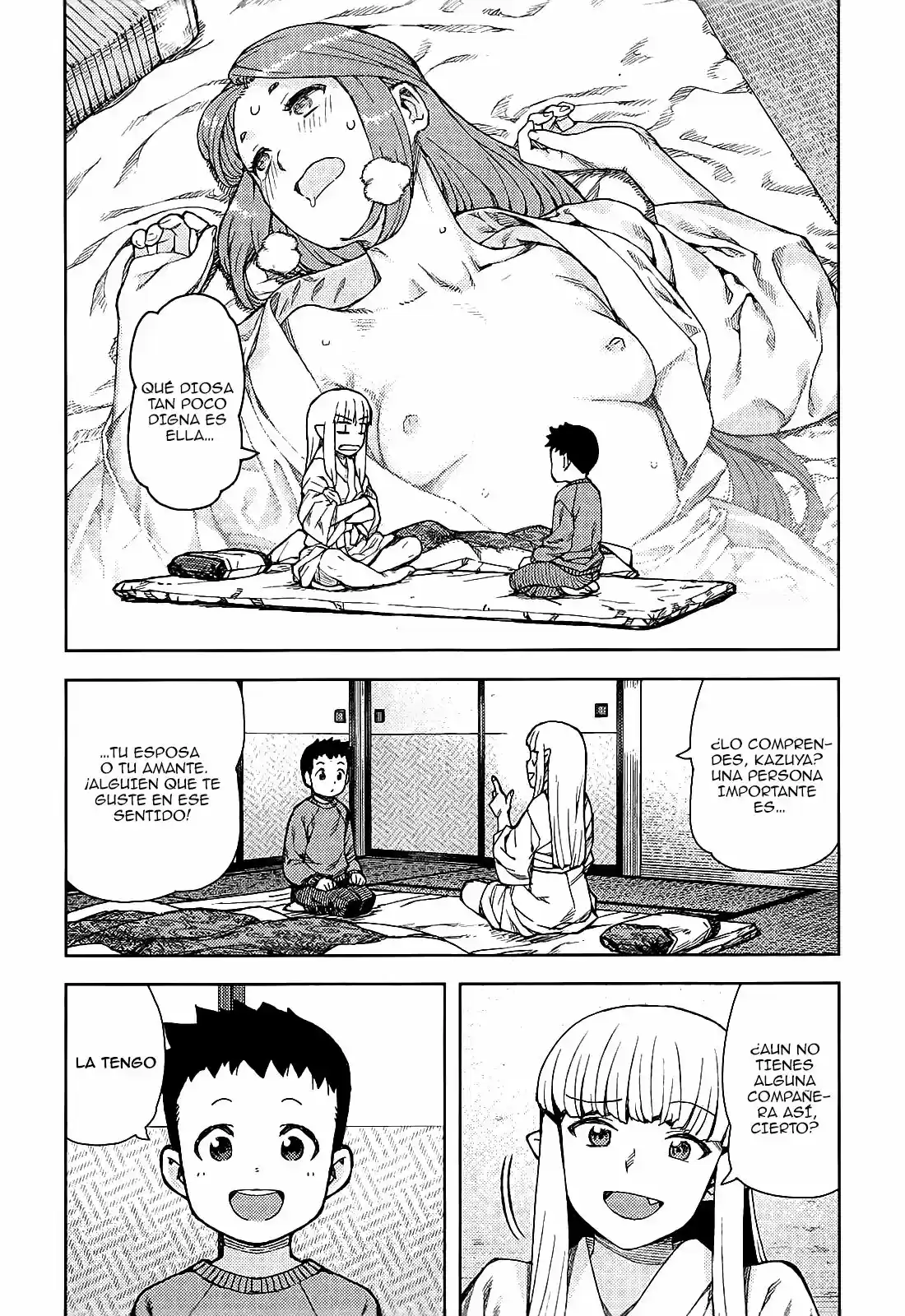 Tsugumomo capítulo 79, página 24