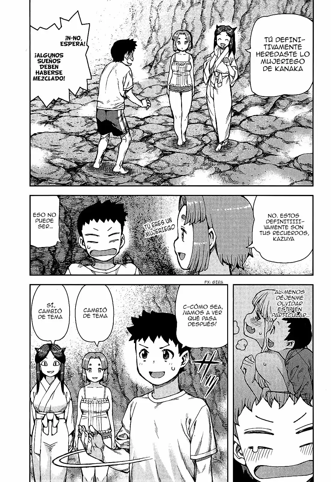 Tsugumomo capítulo 79, página 27