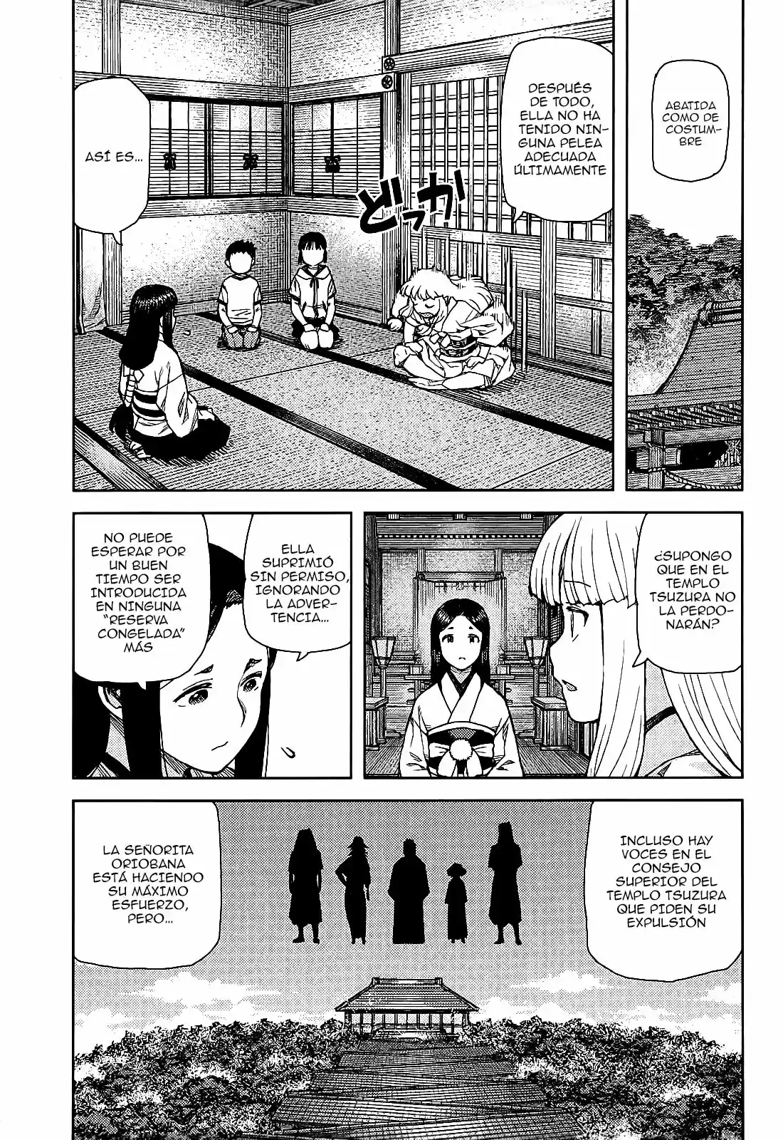 Tsugumomo capítulo 79, página 29