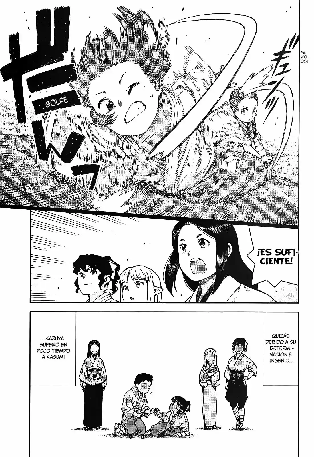 Tsugumomo capítulo 79, página 37