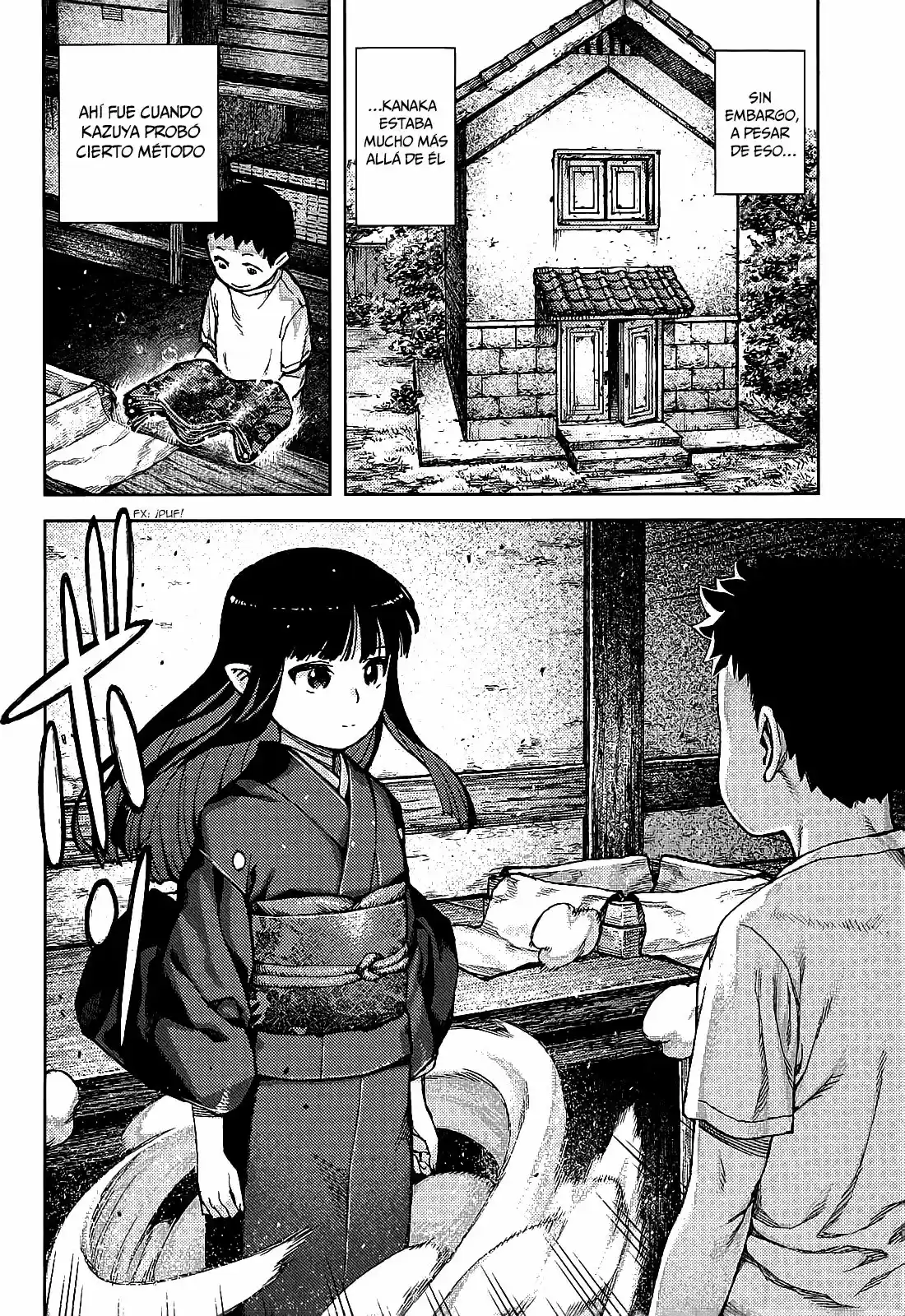 Tsugumomo capítulo 79, página 38