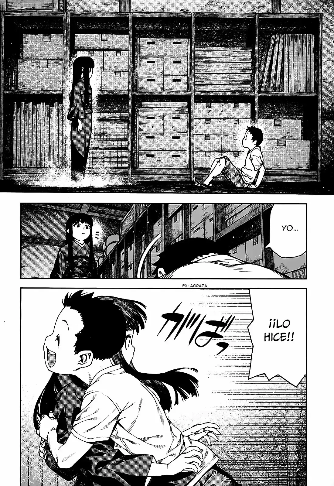 Tsugumomo capítulo 80, página 18