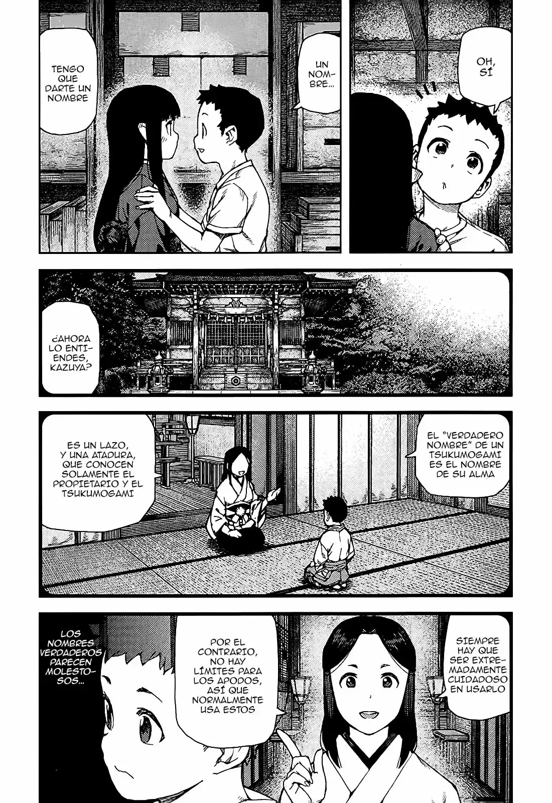 Tsugumomo capítulo 80, página 19