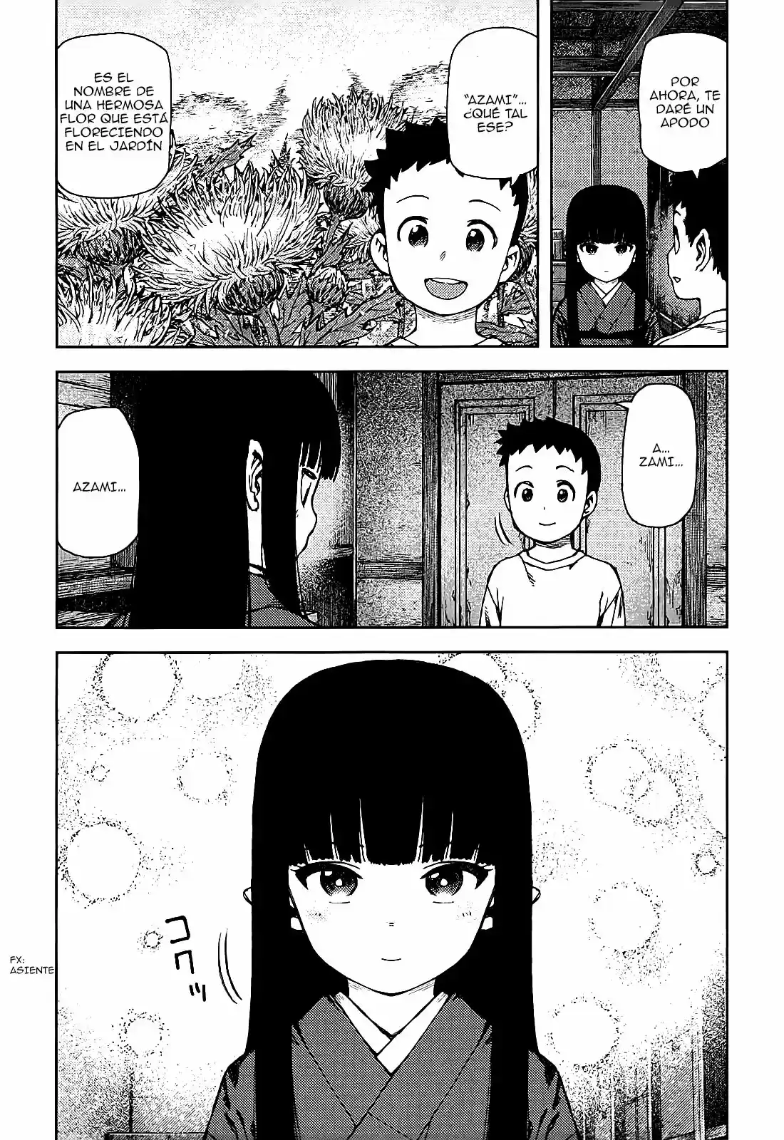 Tsugumomo capítulo 80, página 20