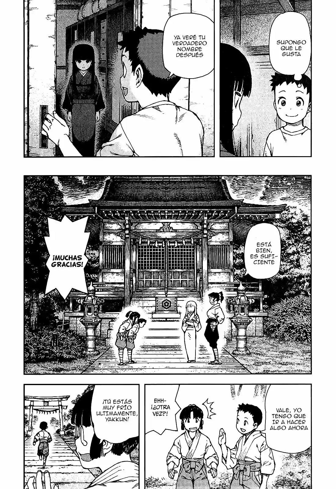 Tsugumomo capítulo 80, página 21