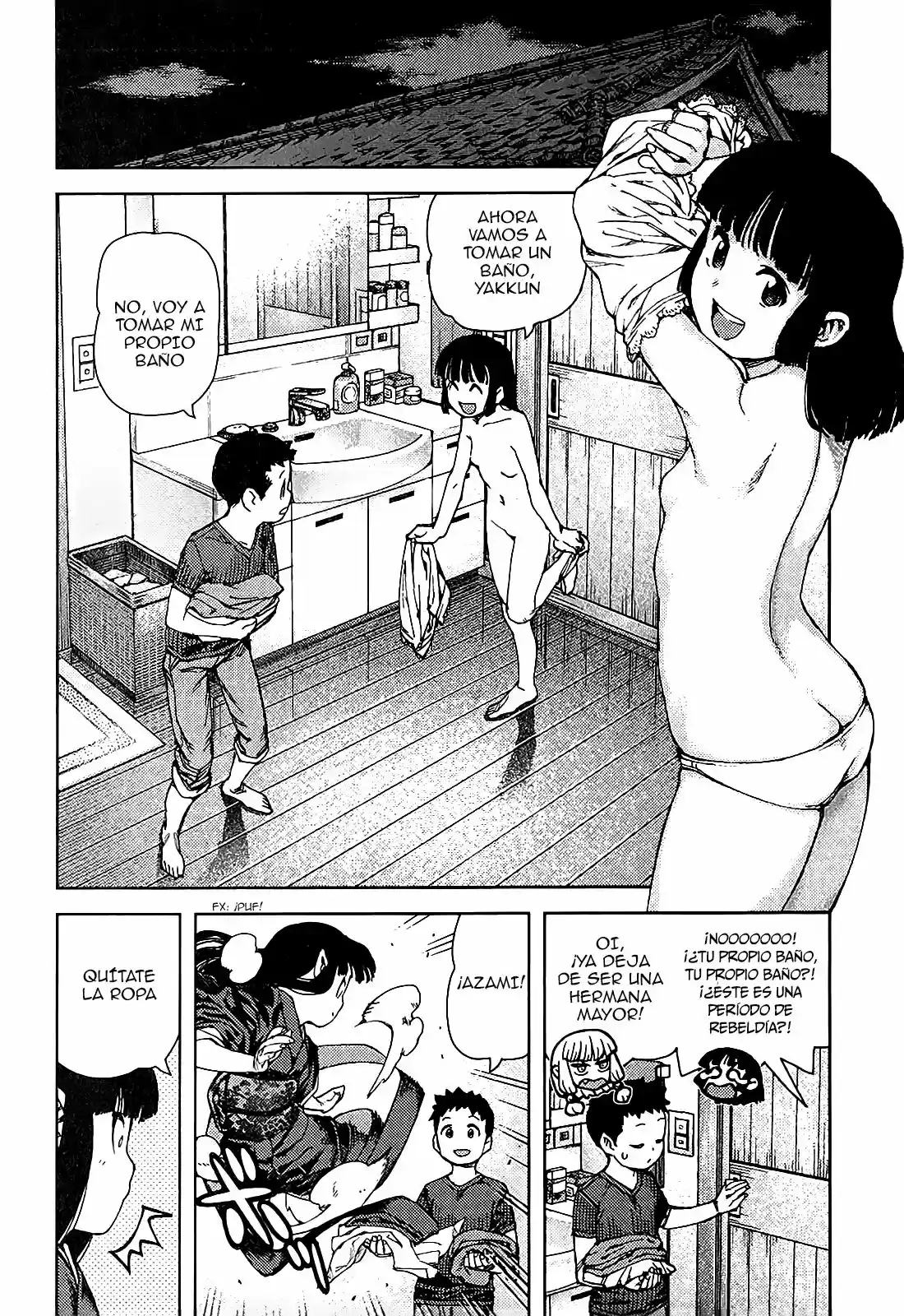 Tsugumomo capítulo 80, página 32