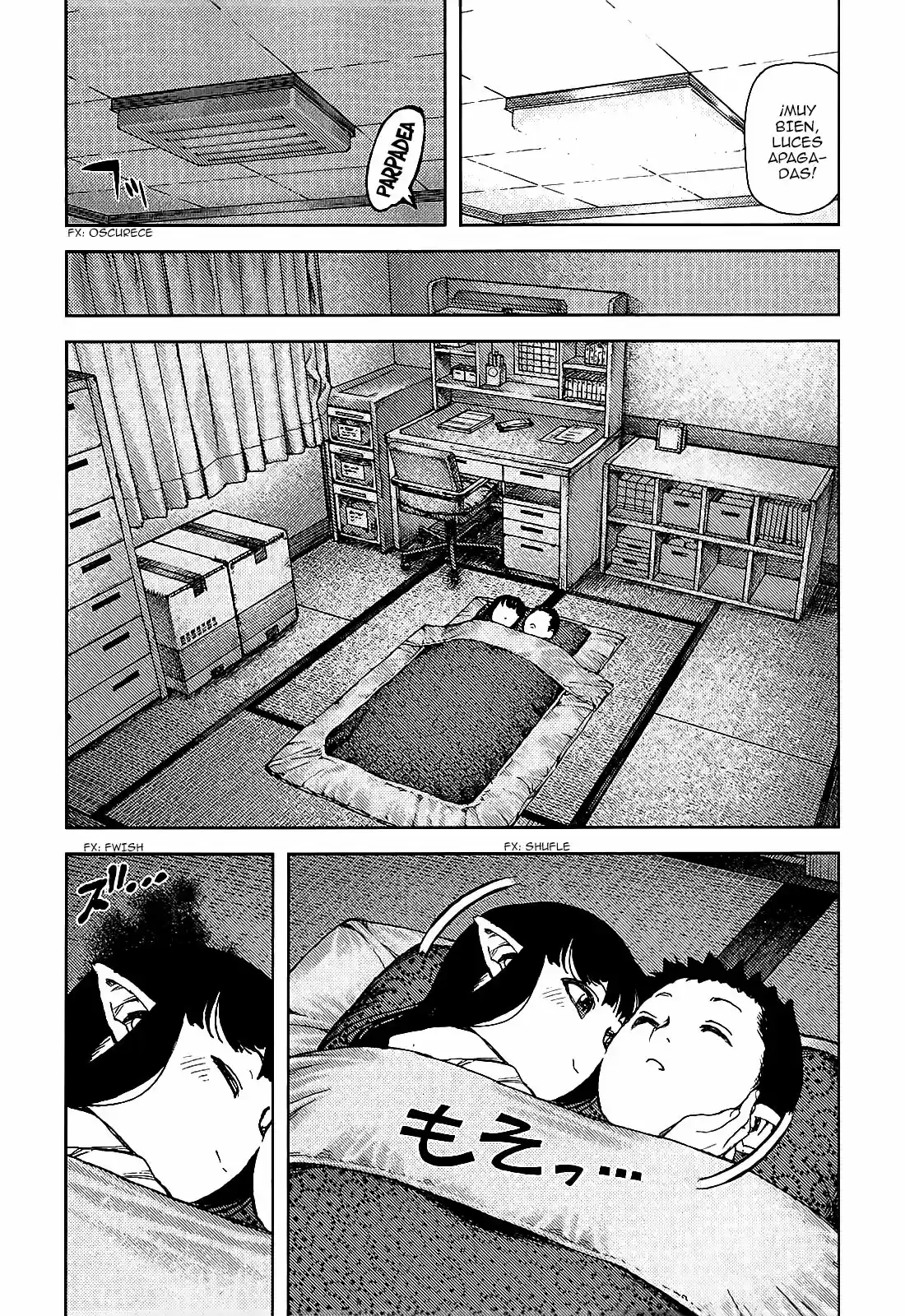 Tsugumomo capítulo 80, página 36