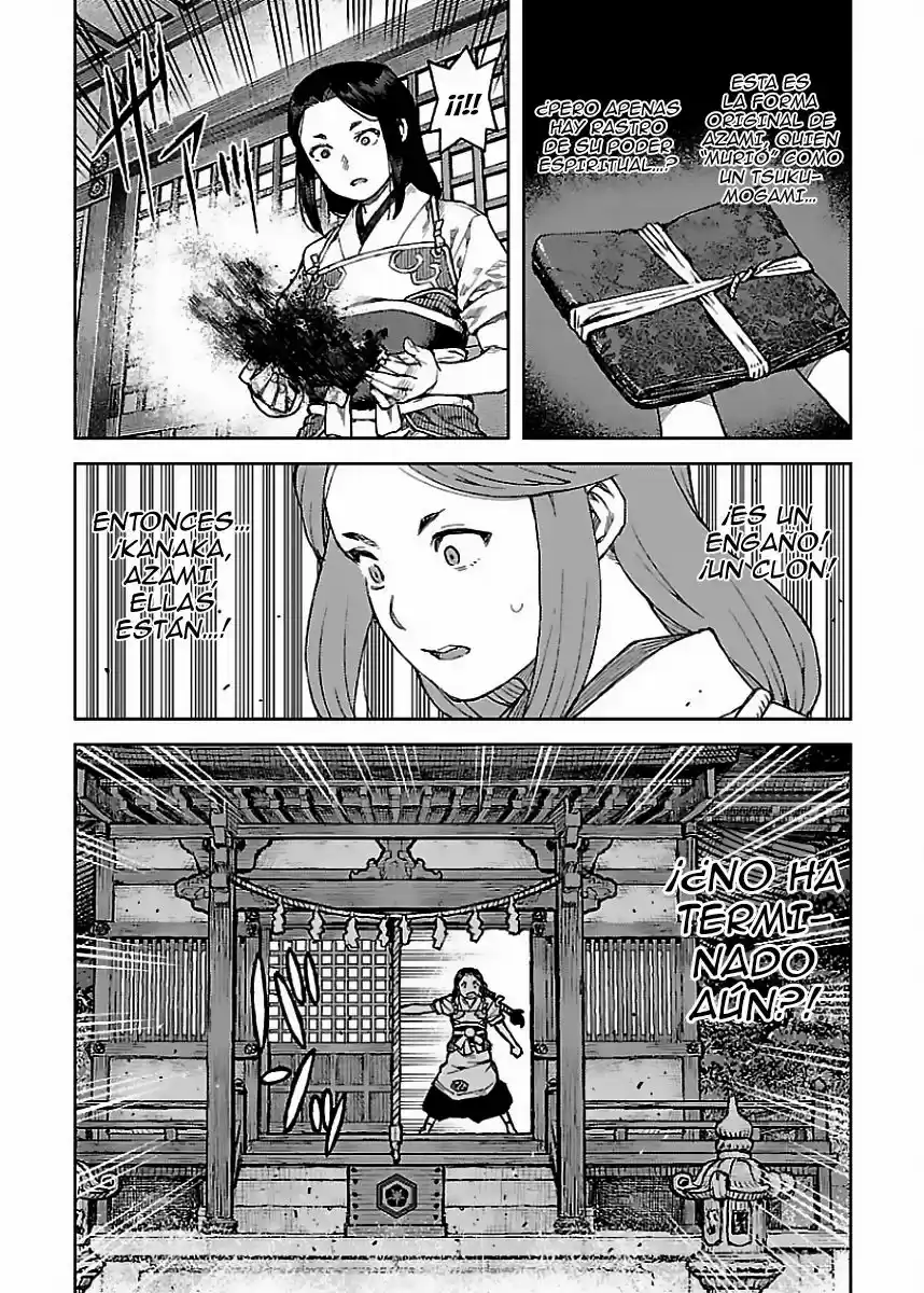 Tsugumomo capítulo 83, página 24