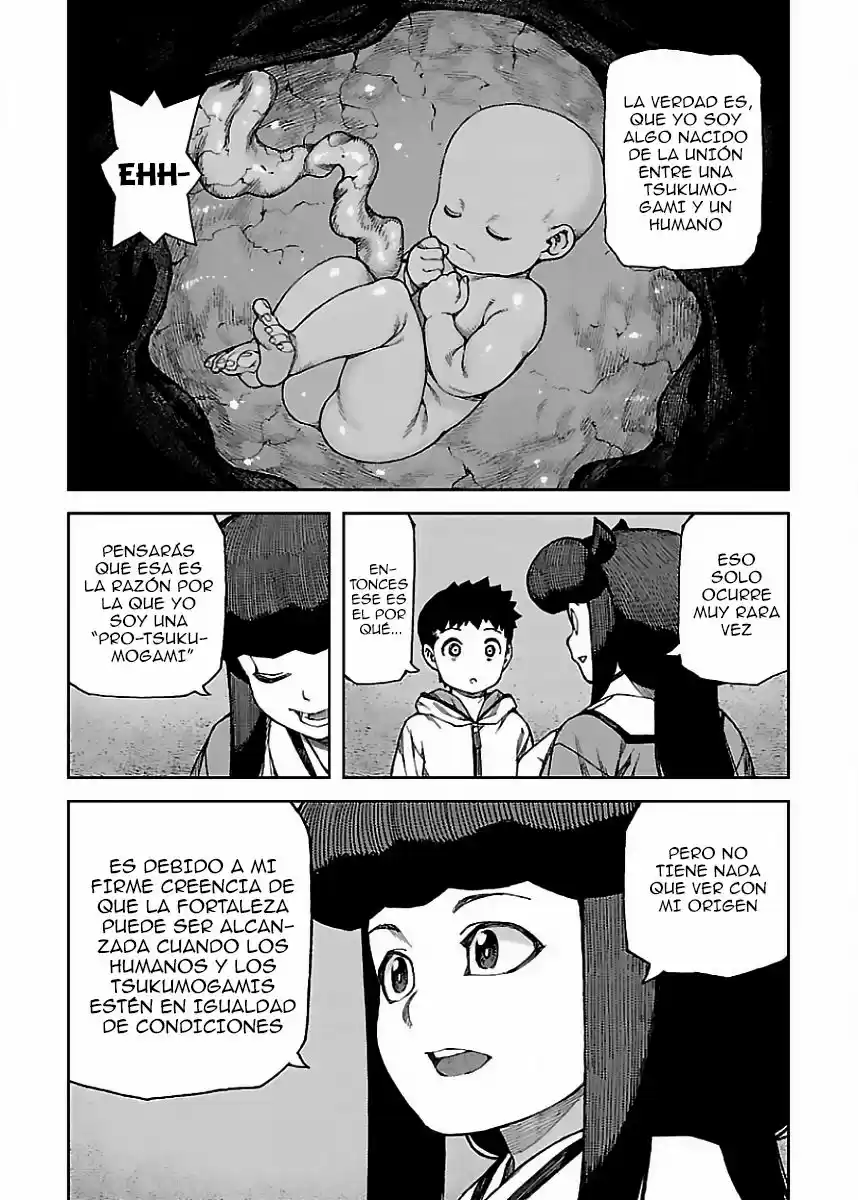 Tsugumomo capítulo 86, página 28