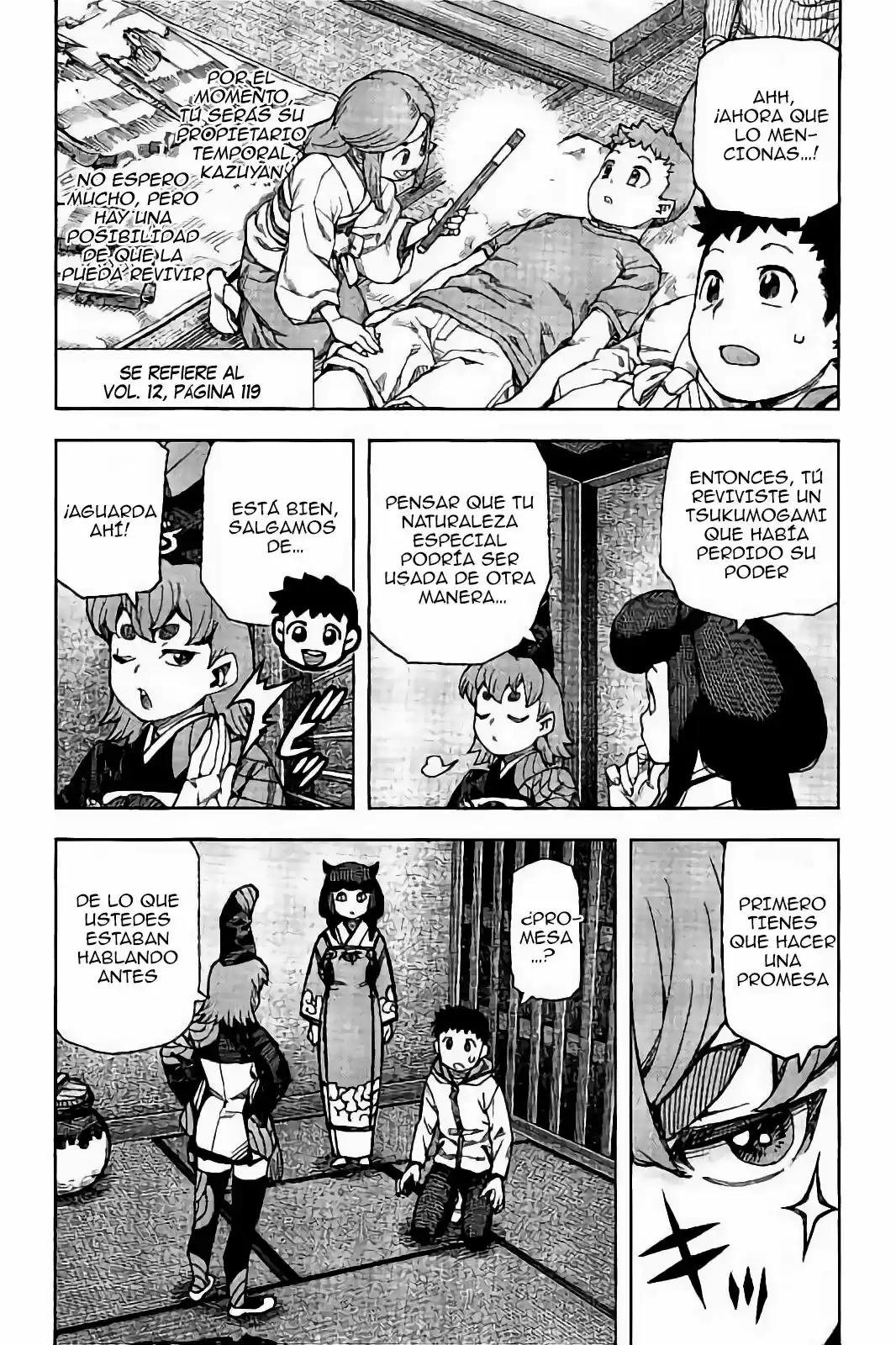 Tsugumomo capítulo 87, página 12