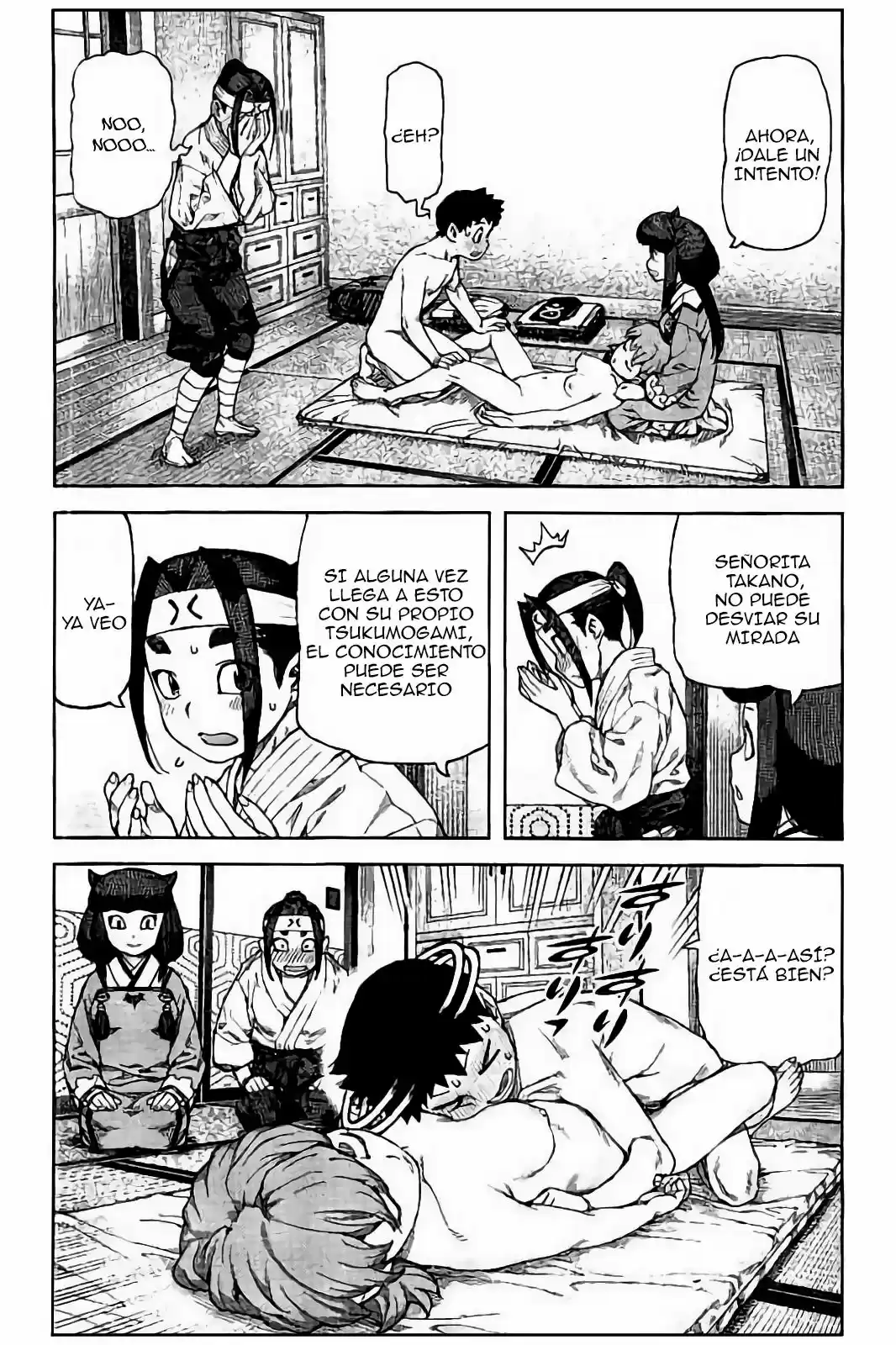 Tsugumomo capítulo 88, página 8