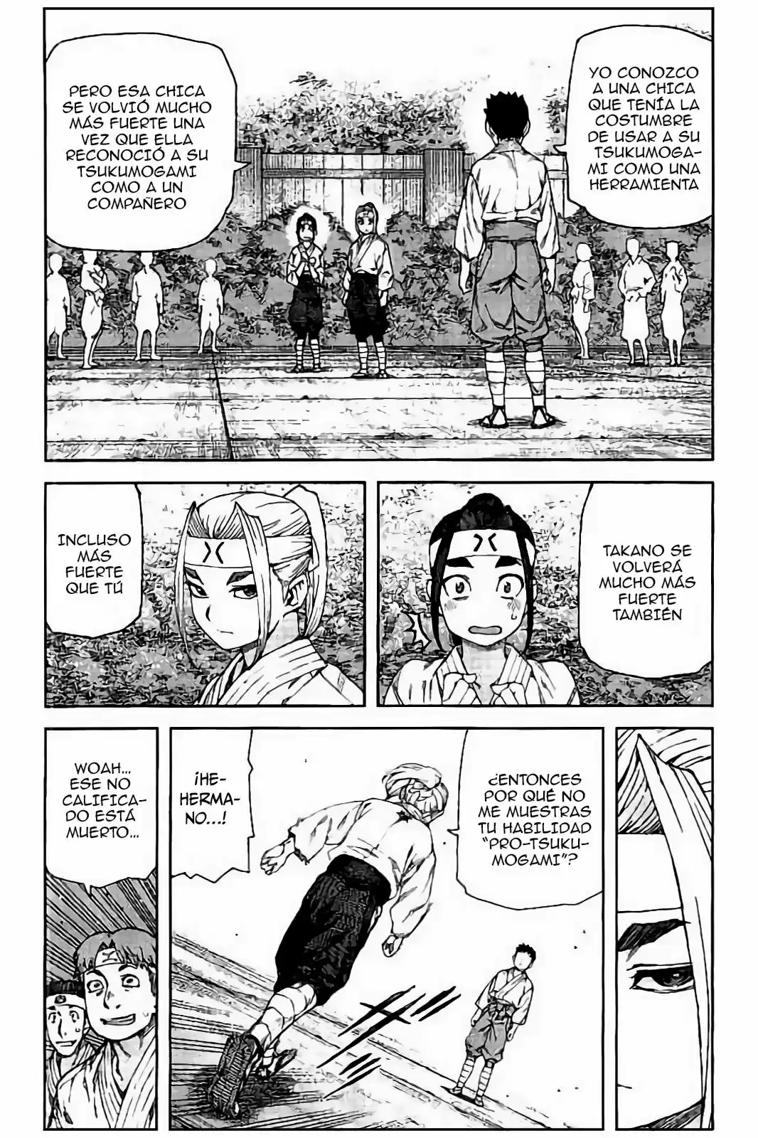 Tsugumomo capítulo 90, página 15