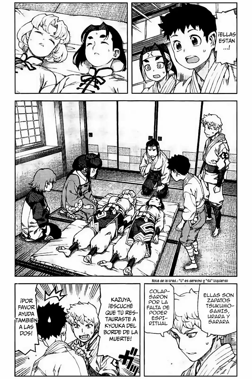 Tsugumomo capítulo 90, página 19