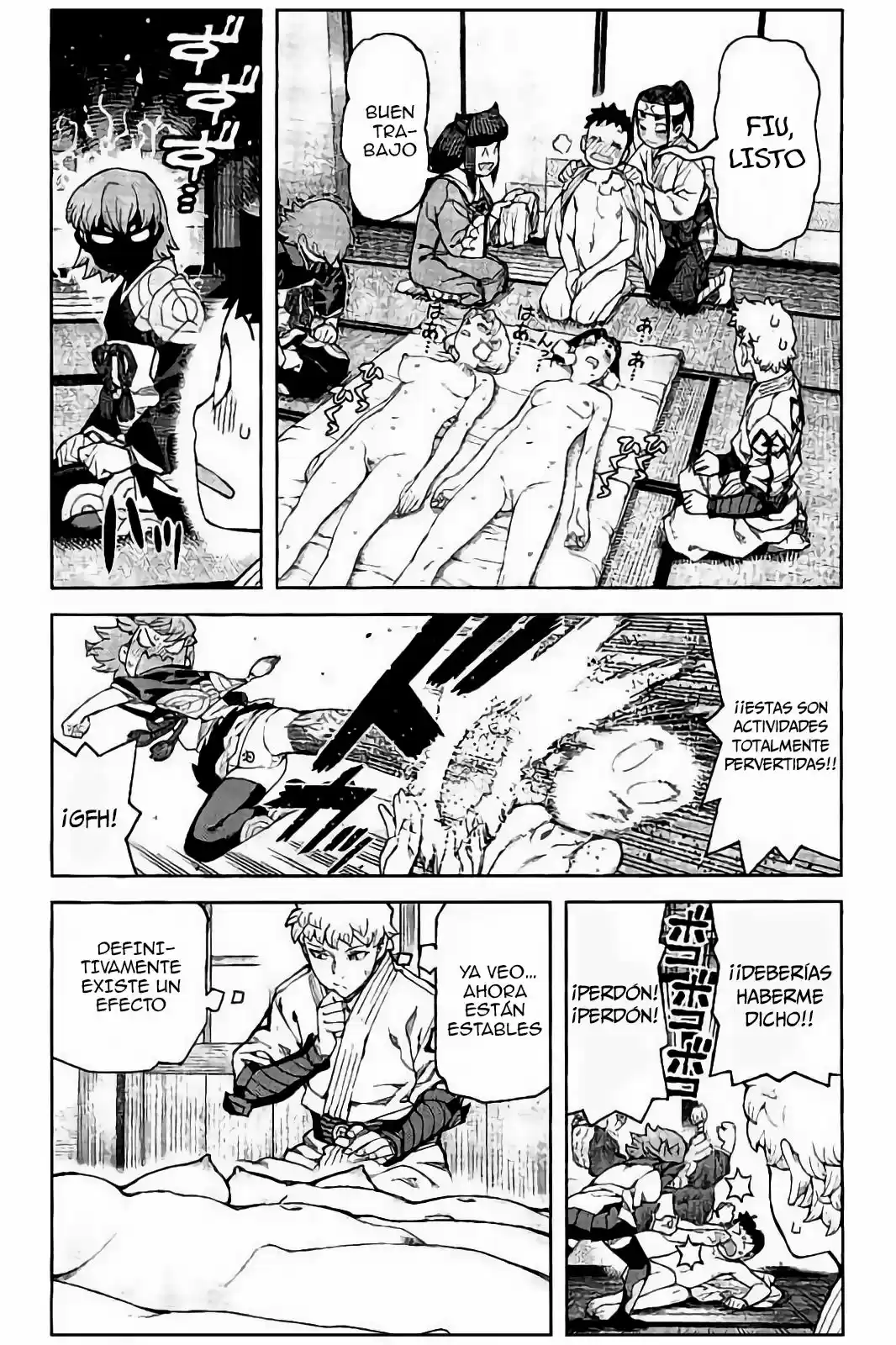Tsugumomo capítulo 90, página 22