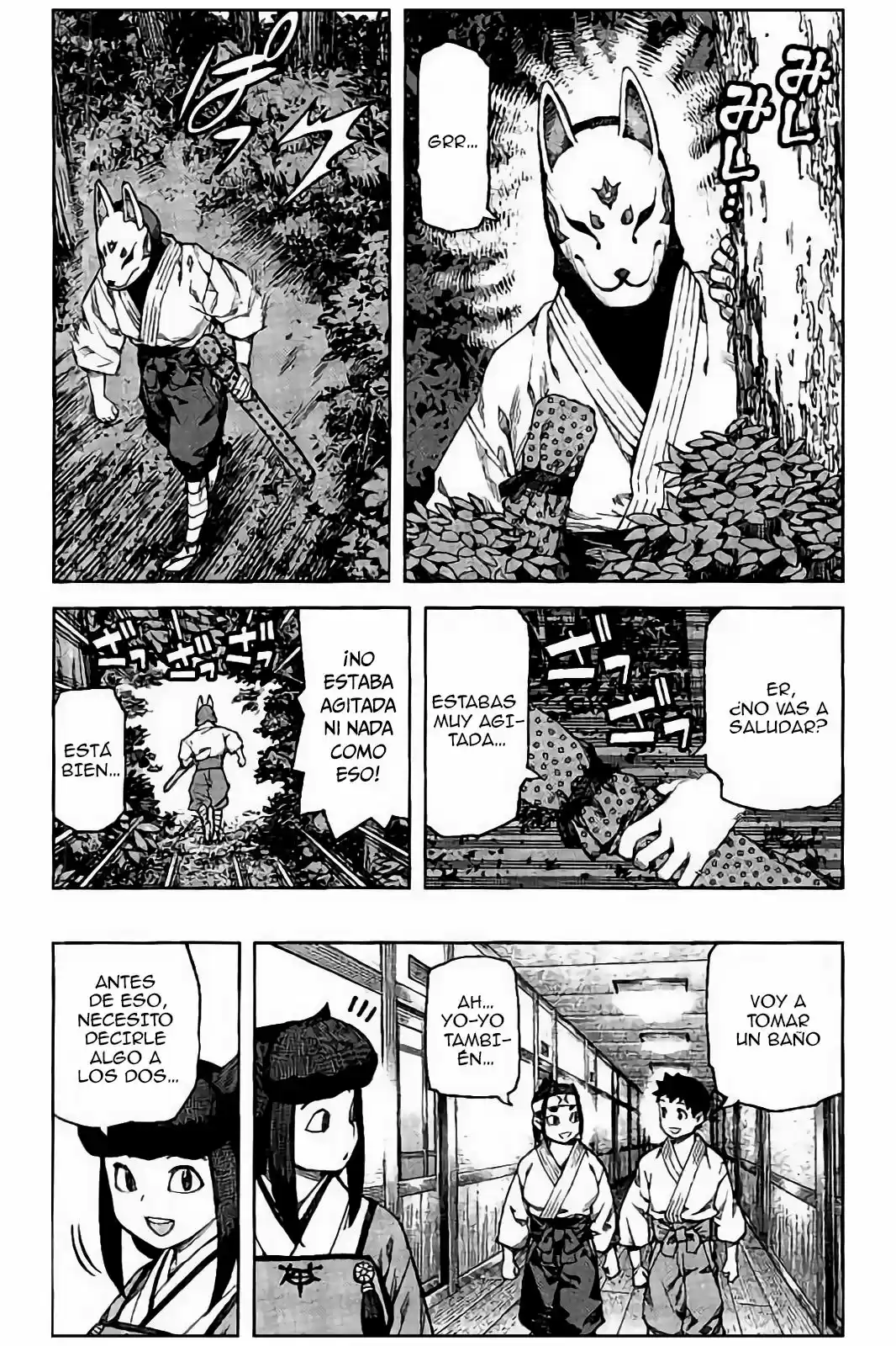 Tsugumomo capítulo 91, página 13