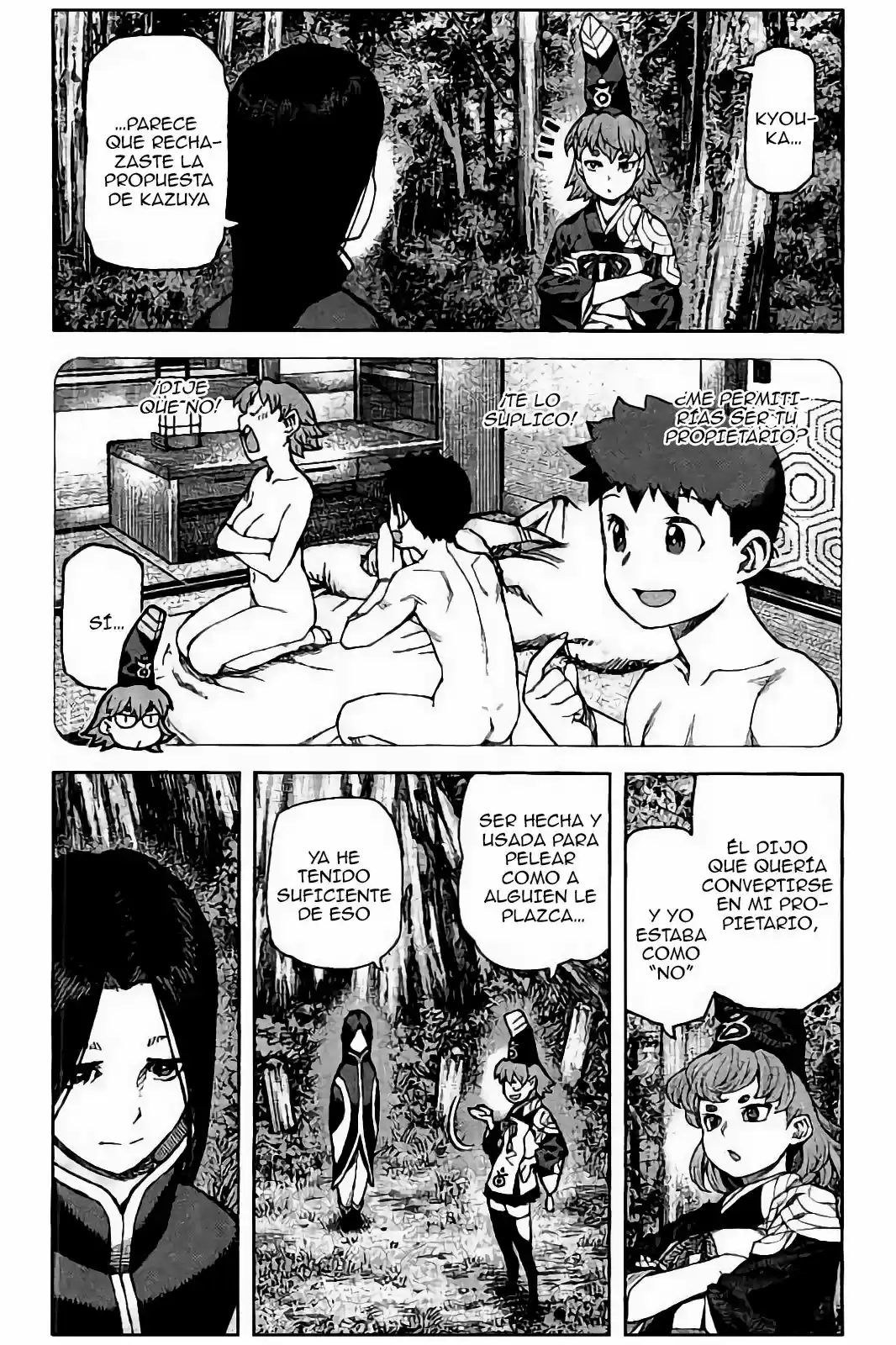 Tsugumomo capítulo 91, página 25