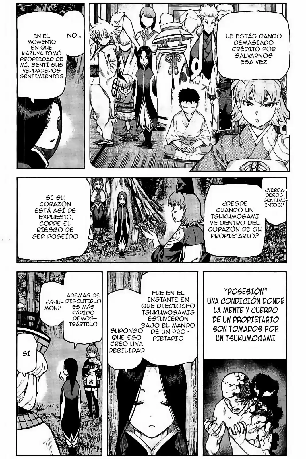 Tsugumomo capítulo 91, página 27