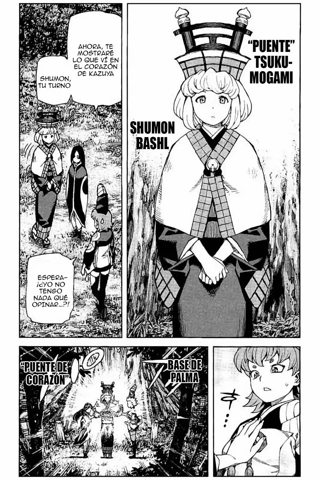 Tsugumomo capítulo 91, página 28