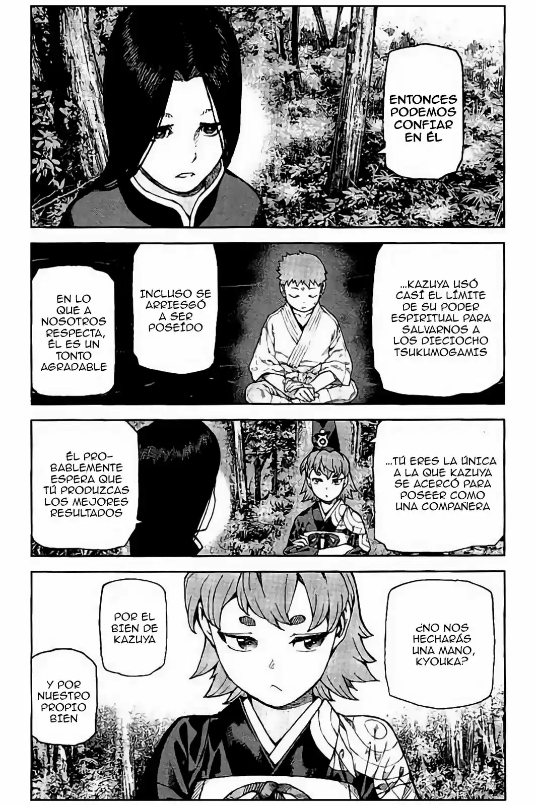 Tsugumomo capítulo 91, página 32