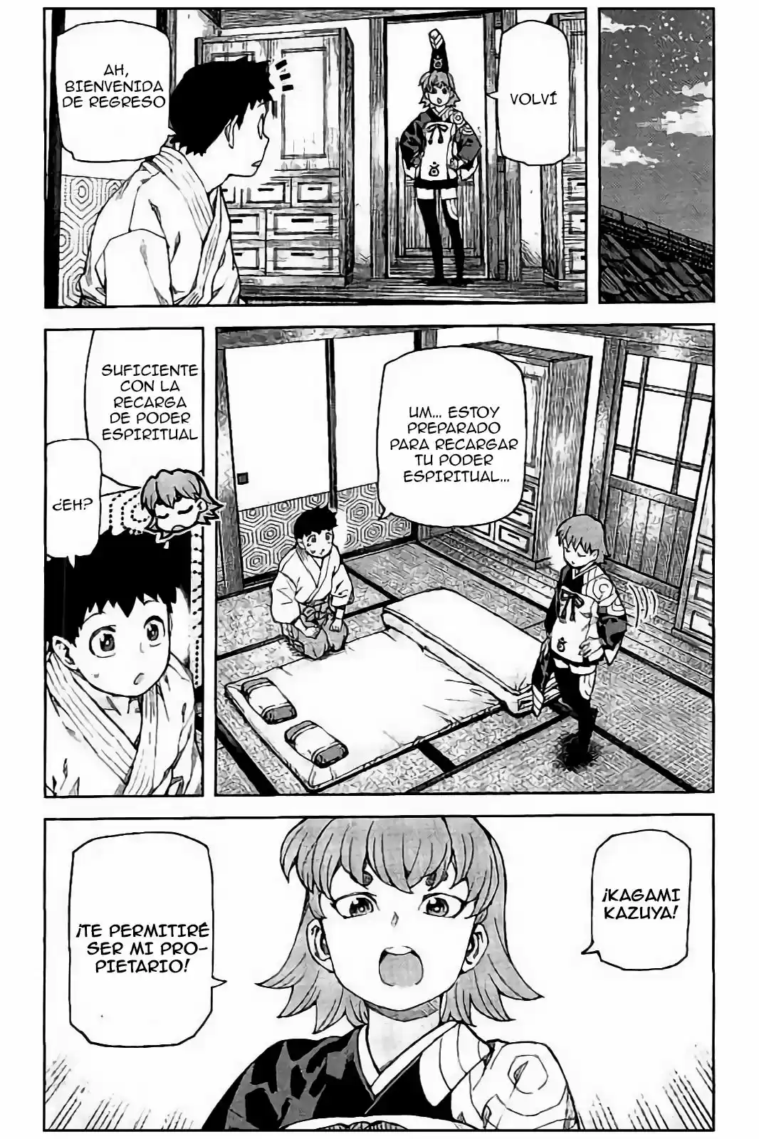 Tsugumomo capítulo 91, página 33