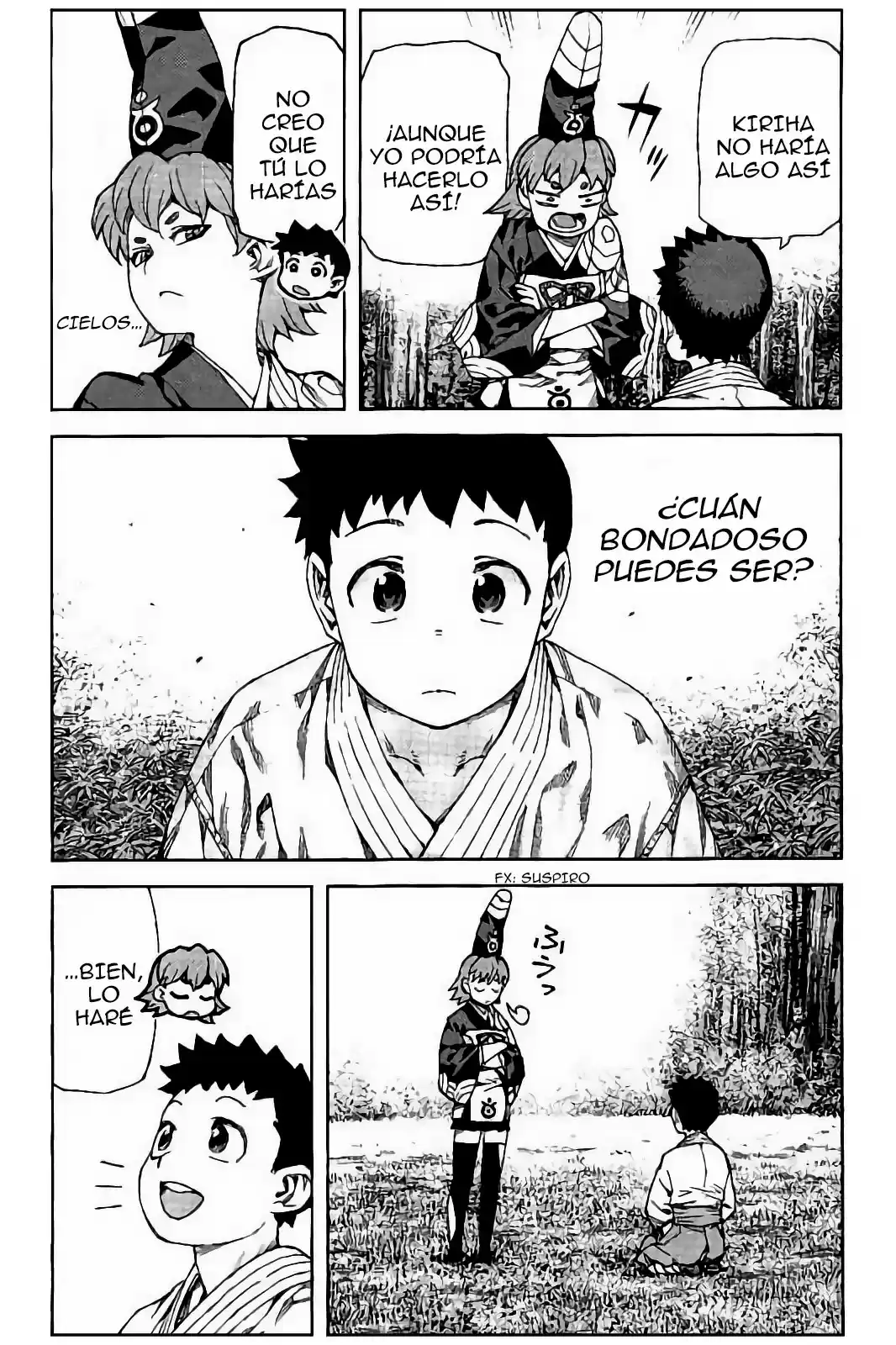 Tsugumomo capítulo 92, página 17