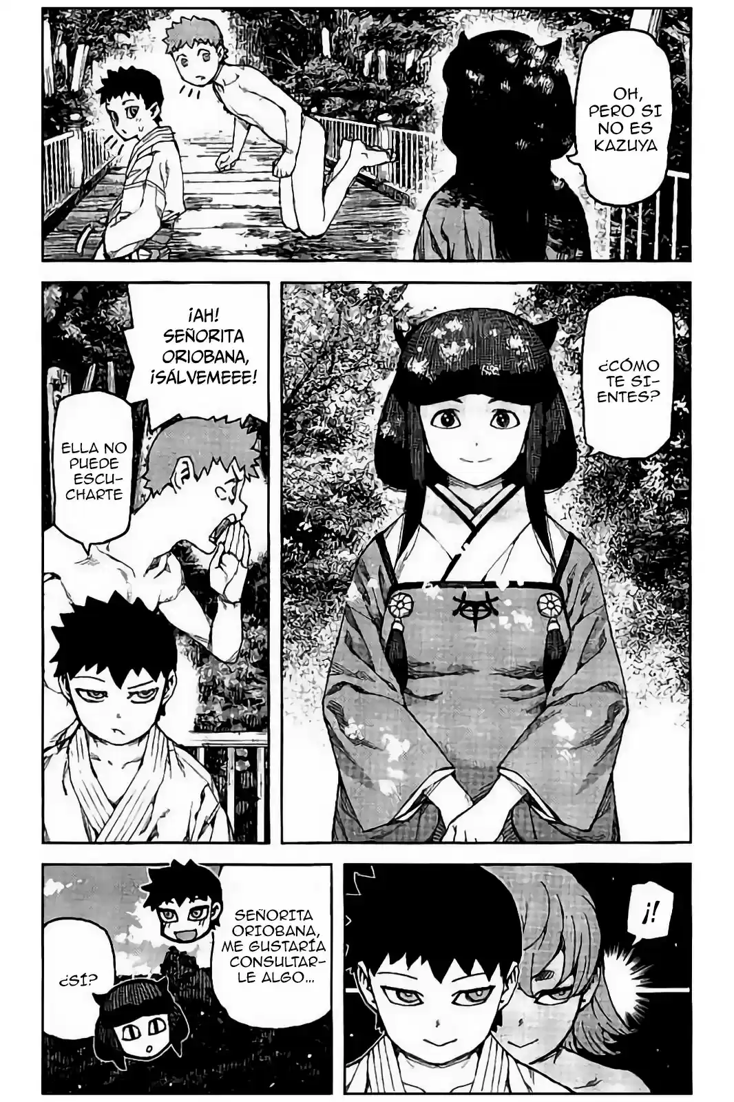 Tsugumomo capítulo 92, página 27