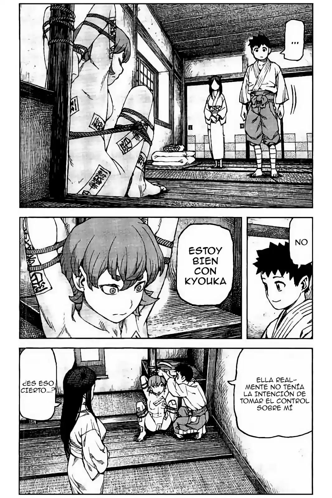 Tsugumomo capítulo 92, página 32