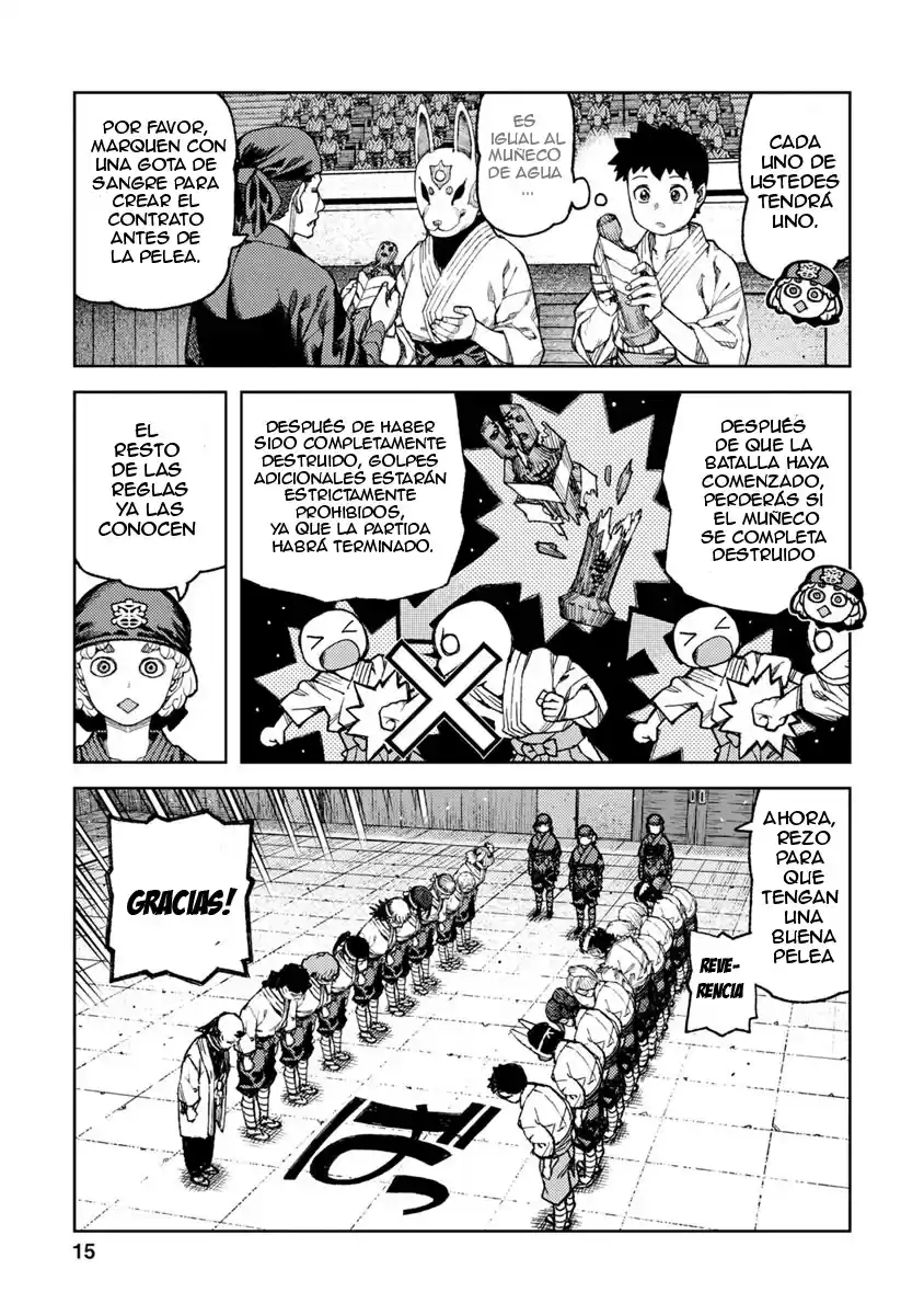 Tsugumomo capítulo 93, página 19