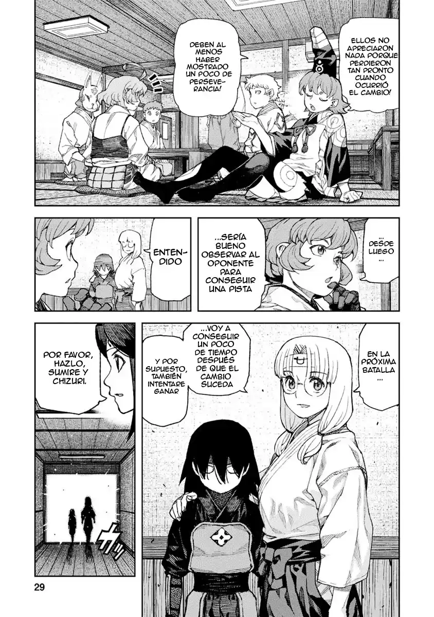Tsugumomo capítulo 93, página 33