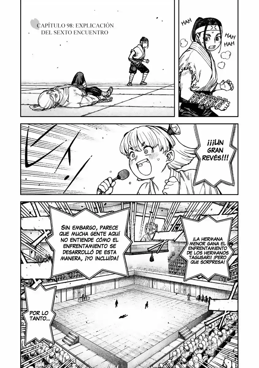 Tsugumomo capítulo 98, página 9