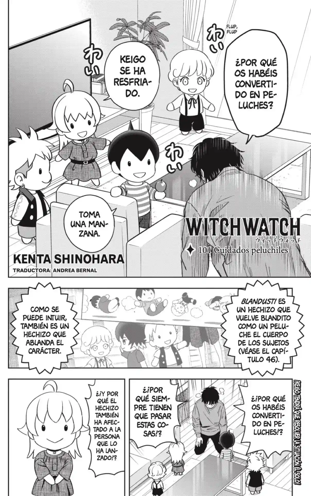 Witch Watch capítulo 101, página 4