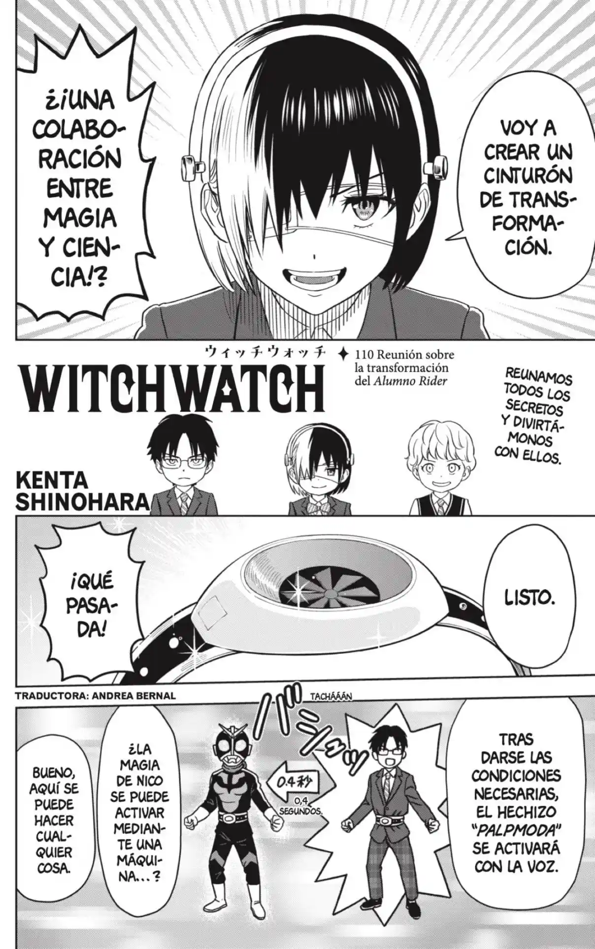 Witch Watch capítulo 110, página 4