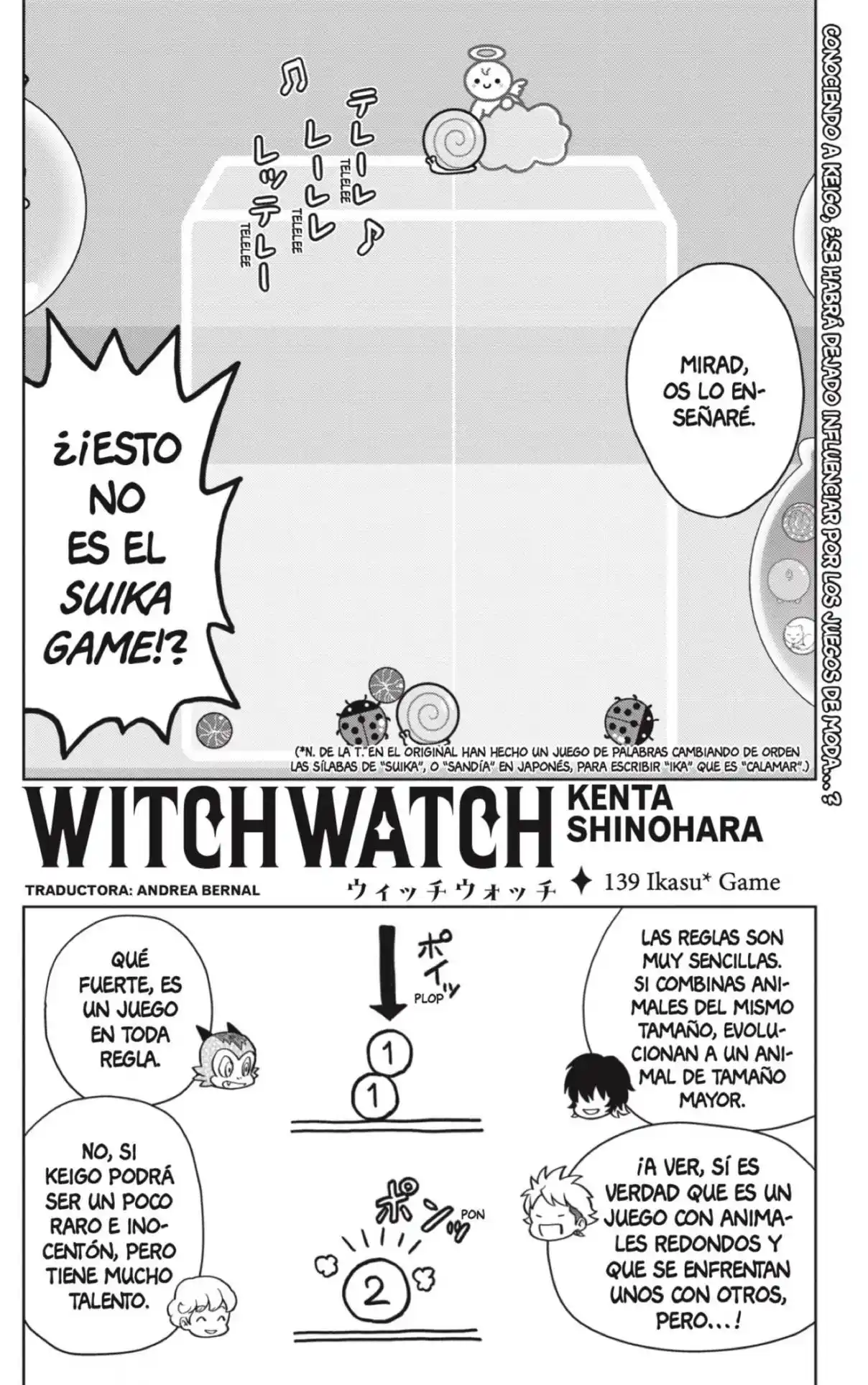Witch Watch capítulo 139, página 2