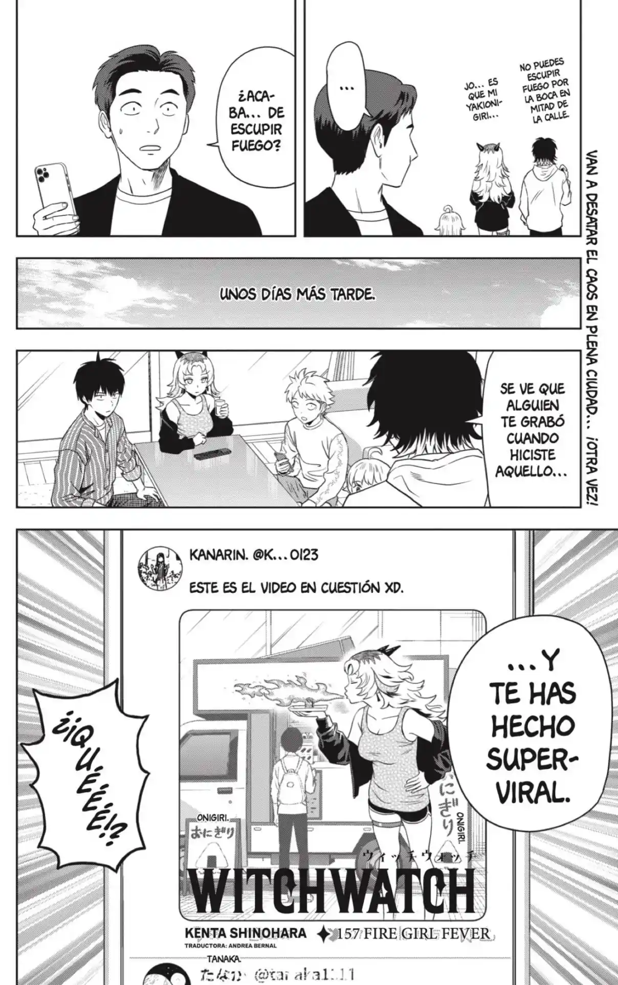 Witch Watch capítulo 157, página 2